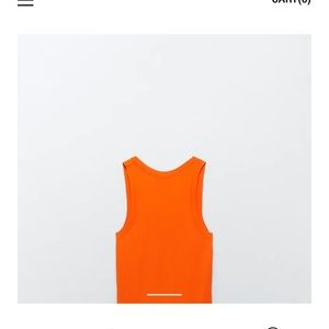 Zara, SLEEVELESS ROUND NECK TOP.
